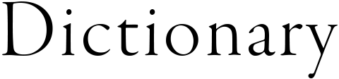 Dictionary